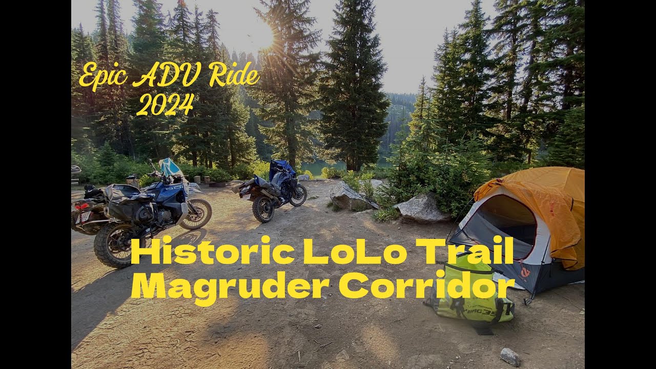 Riding the historic LoLo Trail and the Magruder Corridor on Norden 901 Expedition
