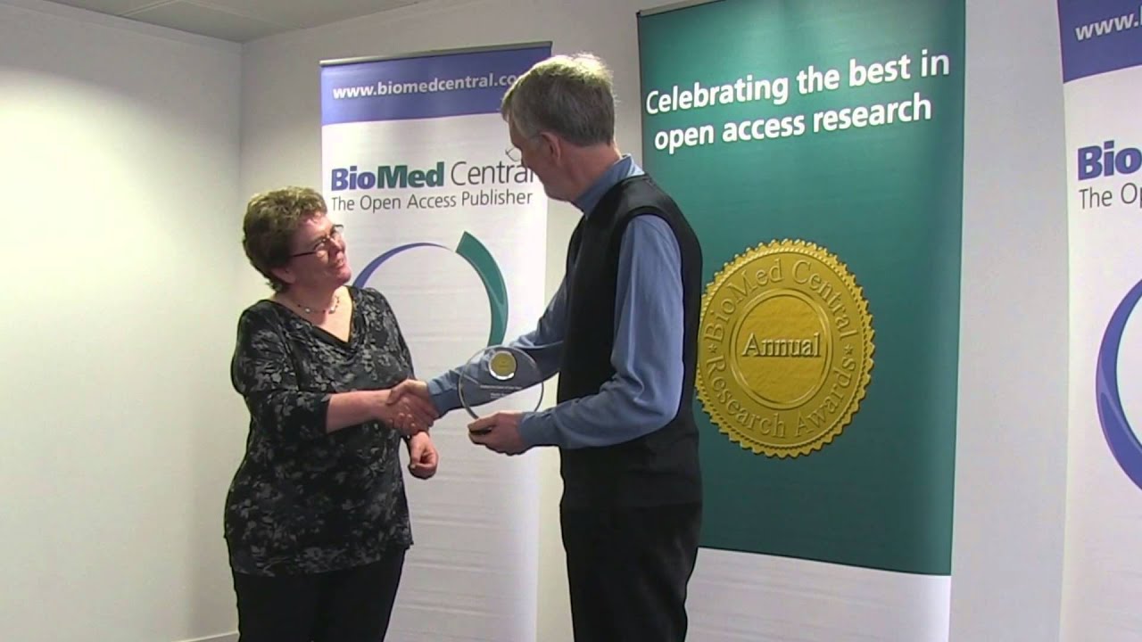 Editor-in-Chief of the Year 2012- 7th Annual BioMed Central Research Awards