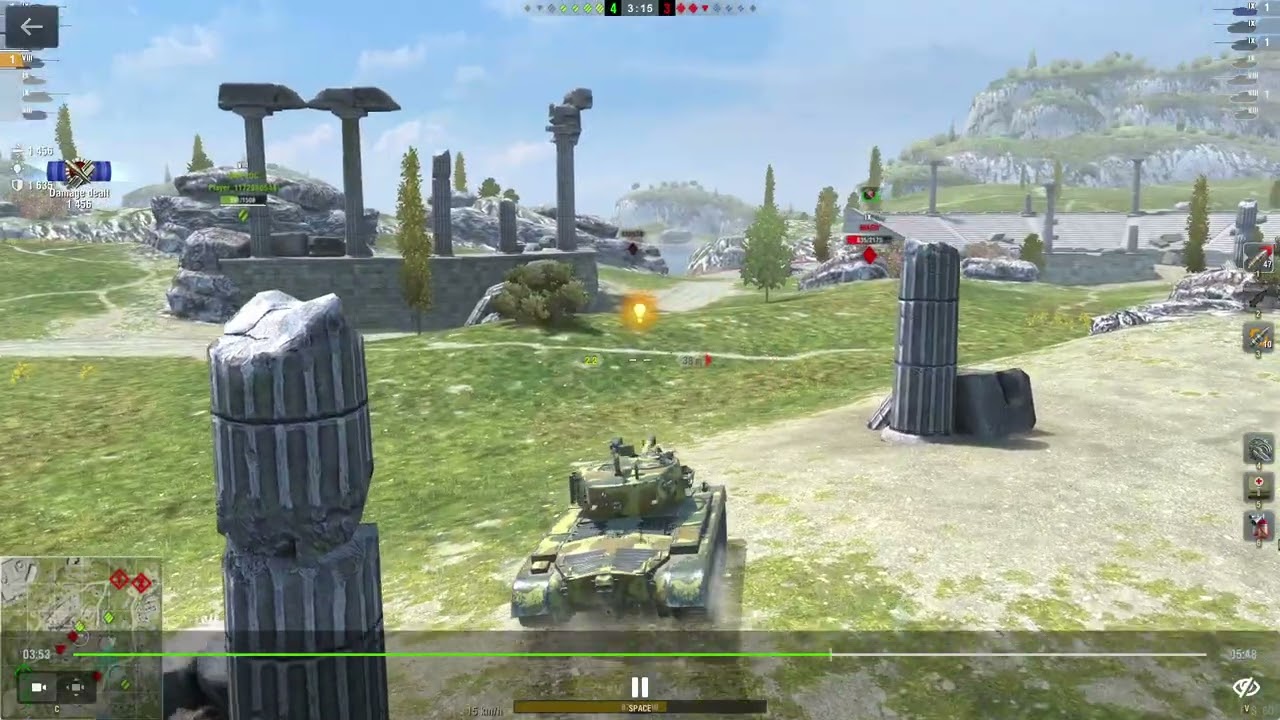 WOTB-1st class in Pershing, last minute save