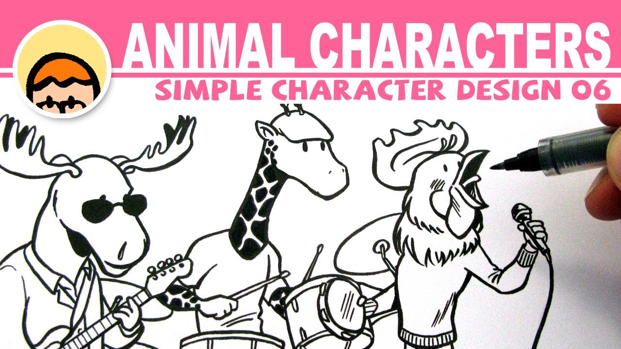 Designing Animal Characters - Simple Character Design