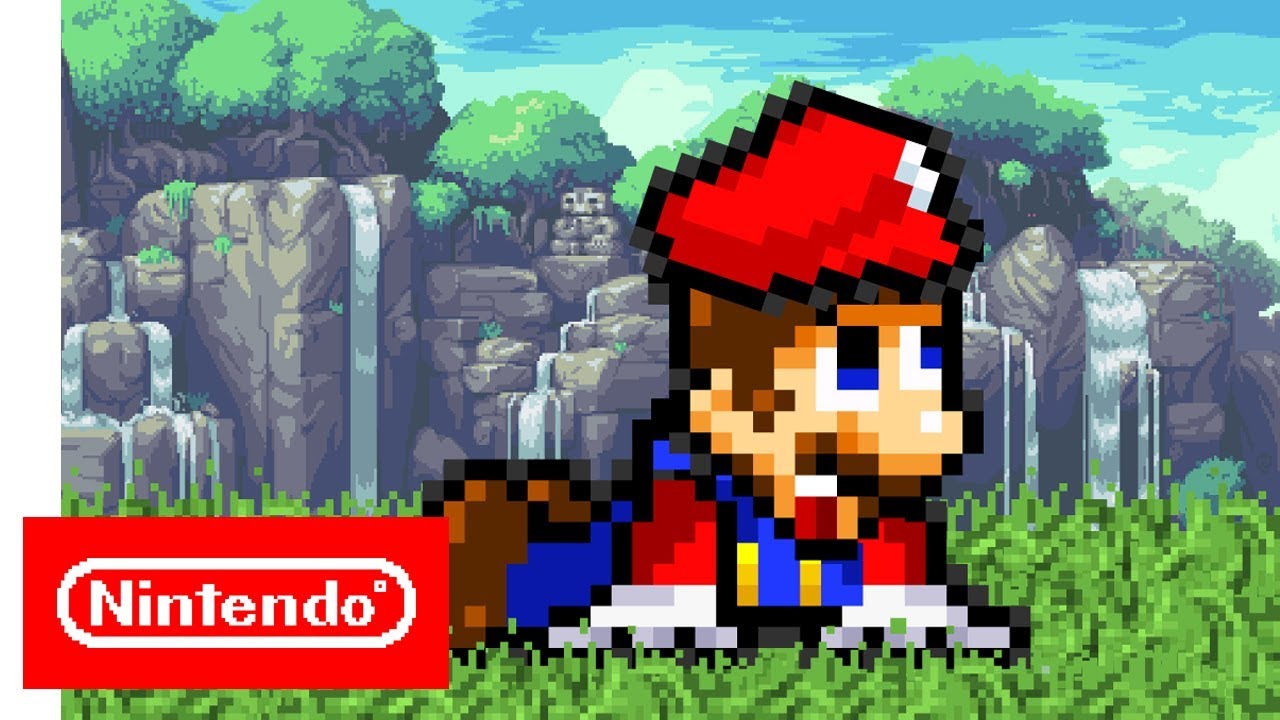 Super Mario Odyssey Trailer 2   Retro pixels Version - 8 Bits theme