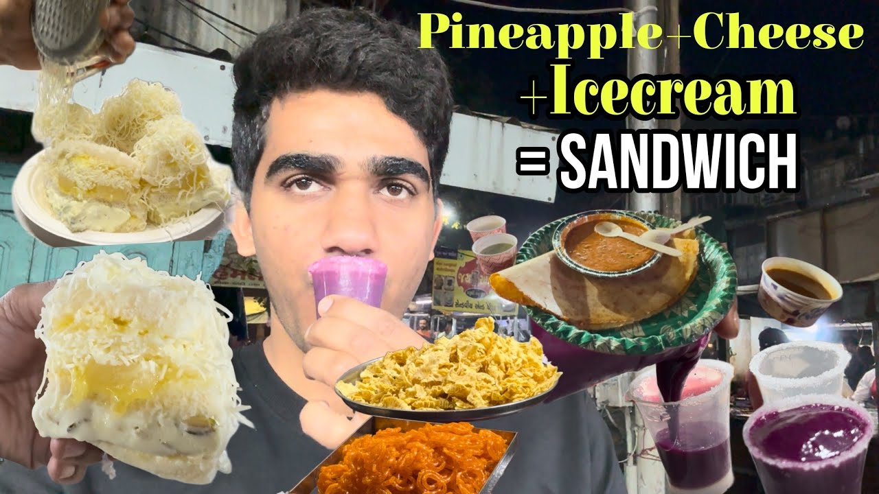 India’s Most Confusing Street Food 😮 | Ahmedabad Manek Chowk