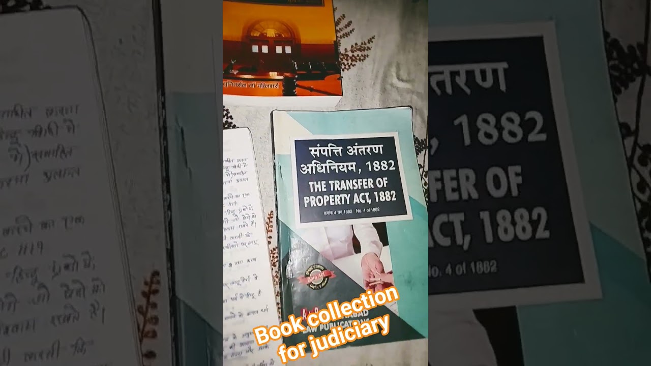 Book collection for judiciary preparation 