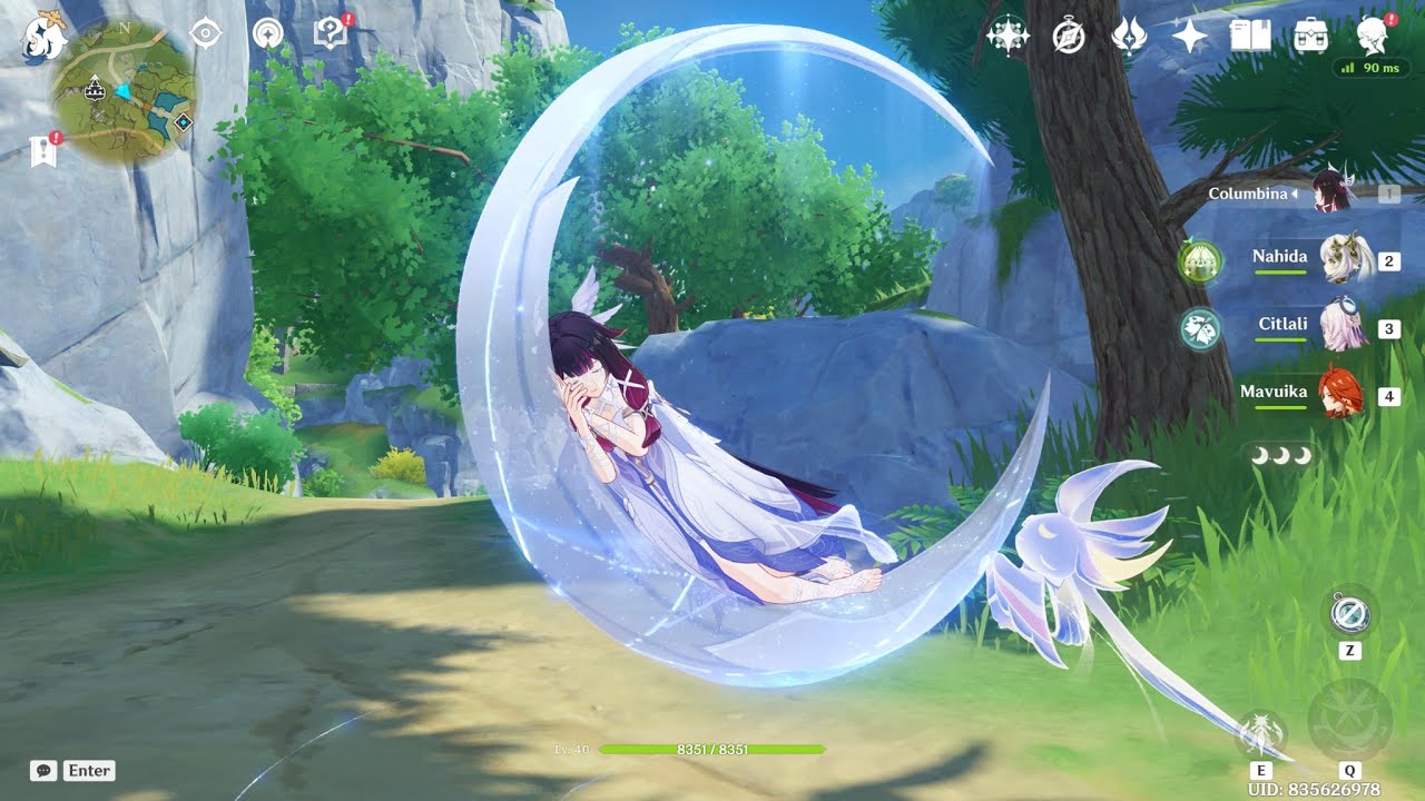 I can get Columbina with only 30 wishes, what a lucky day! - Genshin
