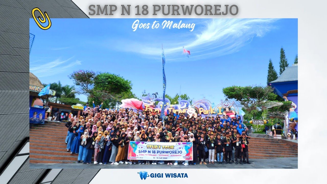 (Gigi Wisata) STUDY TOUR SMP N 18 PURWOREJO, goes to Malang.