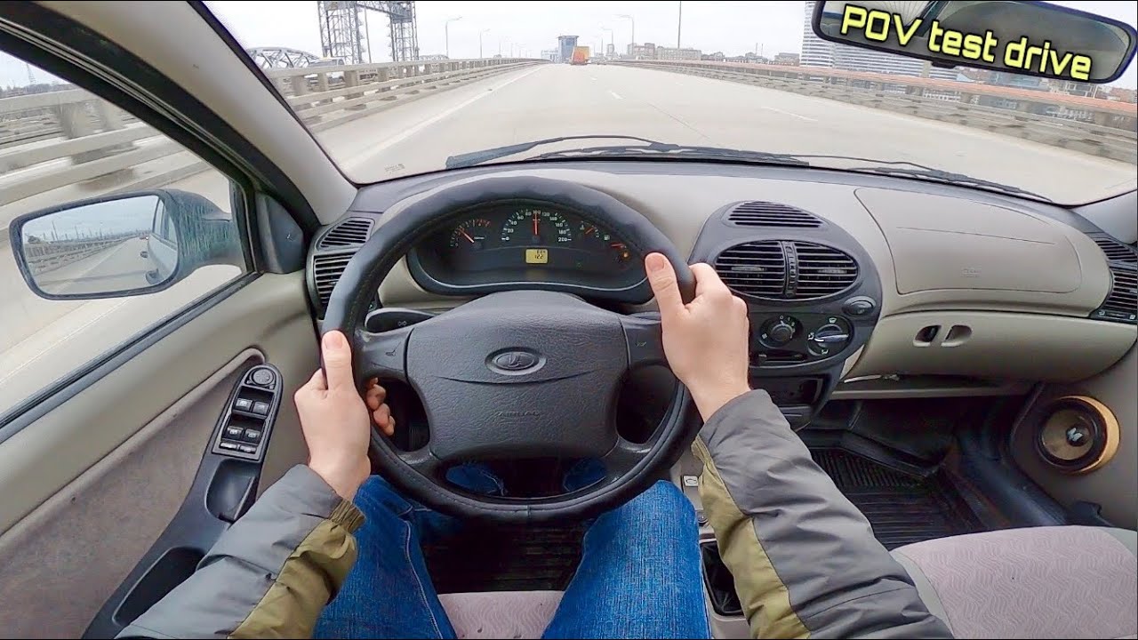 2010 LADA KALINA (16 valve) POV test drive