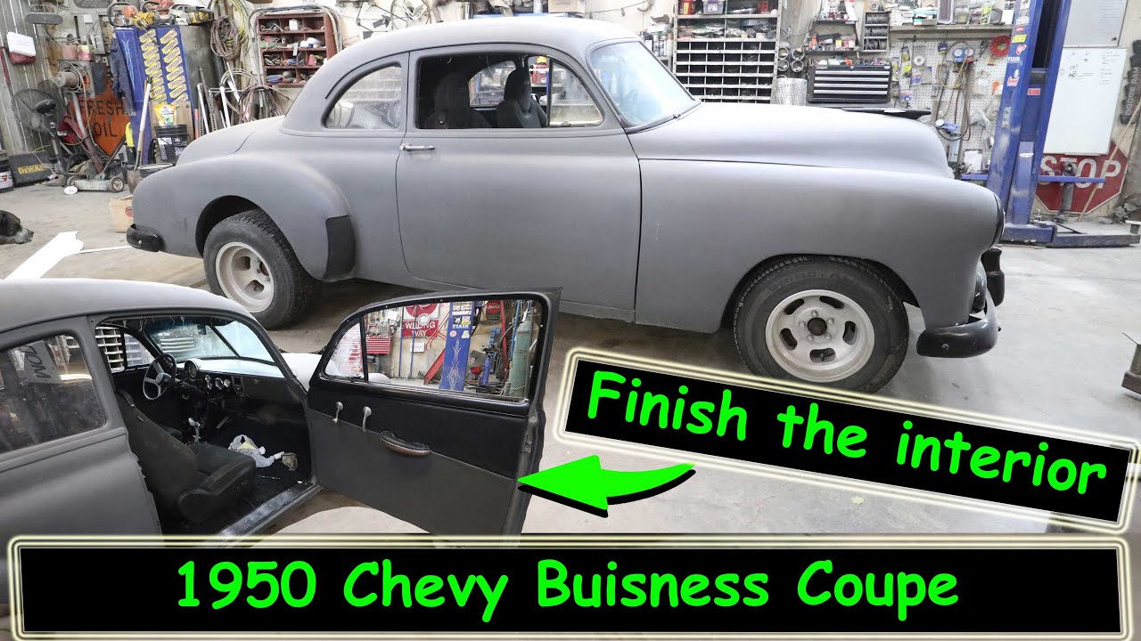 1950 Chevy Business Coupe simple interior work Part 2 of 2