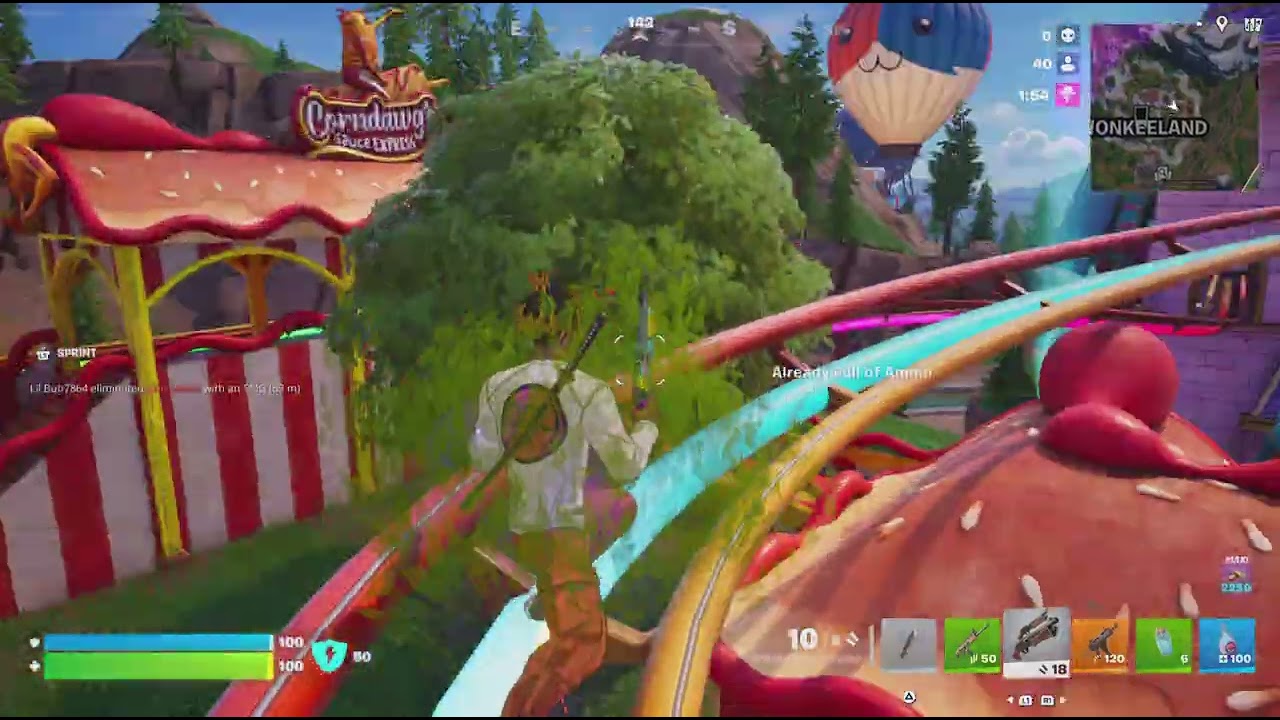 Fortnite but I play on hardest region!!