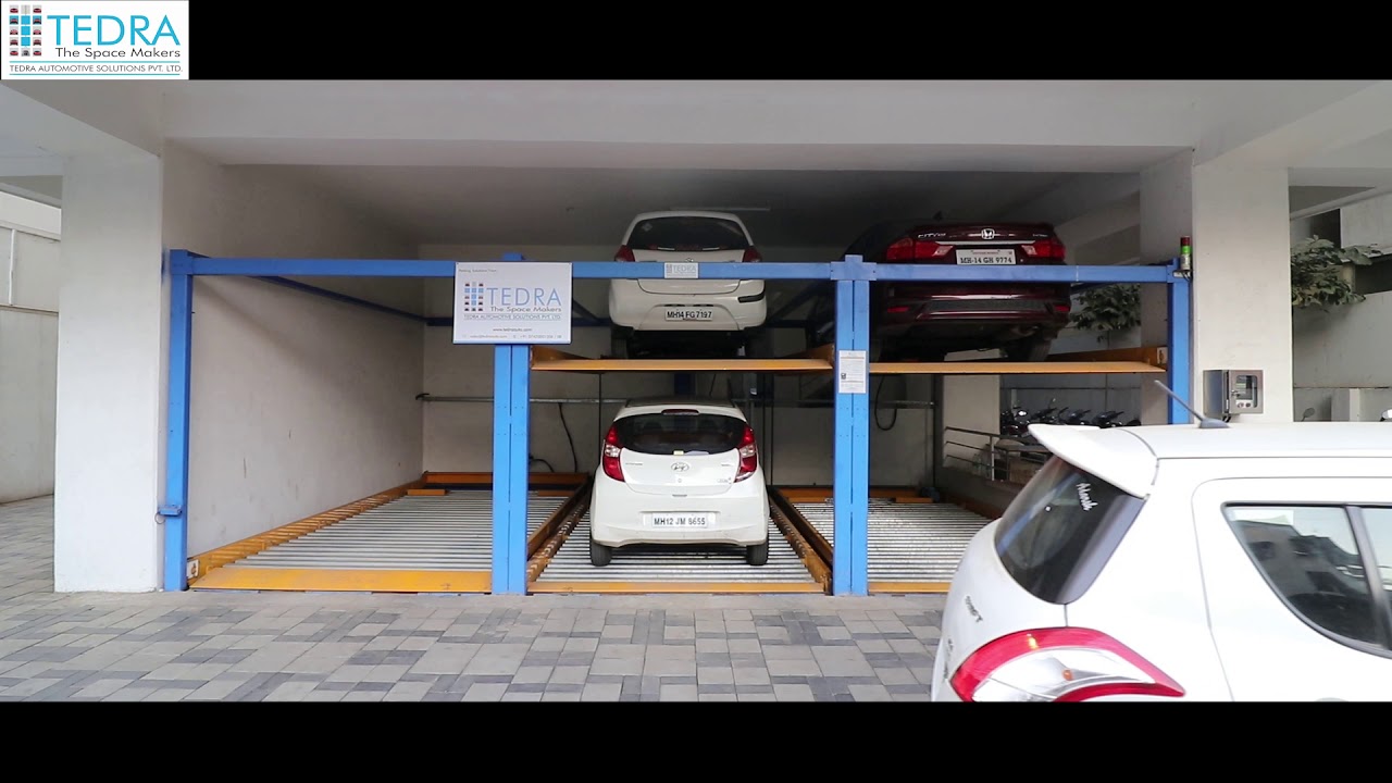 3 Level Hydraulic Puzzel Parking Pit Type - Tedra Automotive Solutions Pvt. Ltd.