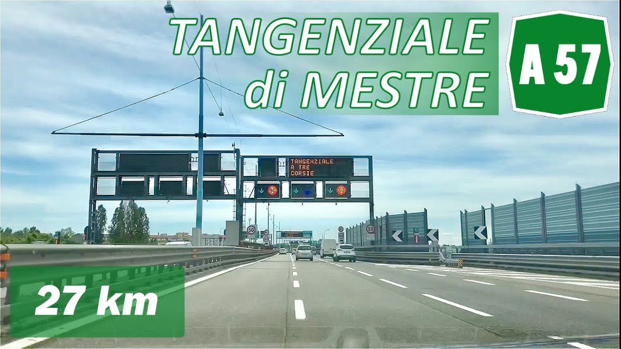 A57 | TANGENZIALE di MESTRE | Percorso completo