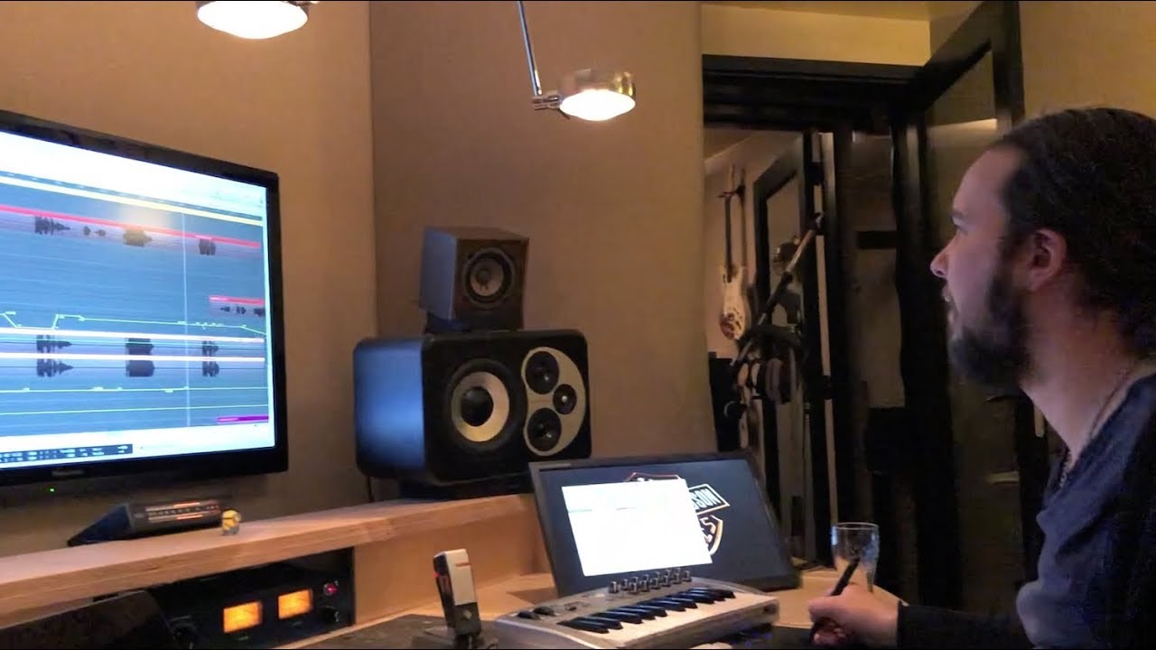 New album 2019 coming up. Recording vids.Mixing session at Sandlane Studios with Joost Van den broek