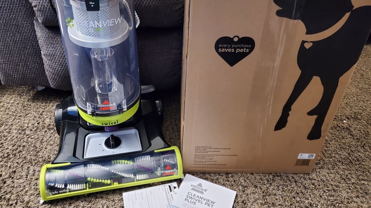 Bissell CleanView Swivel Pet (2252/2316) Unboxing & Assembly Tutorial