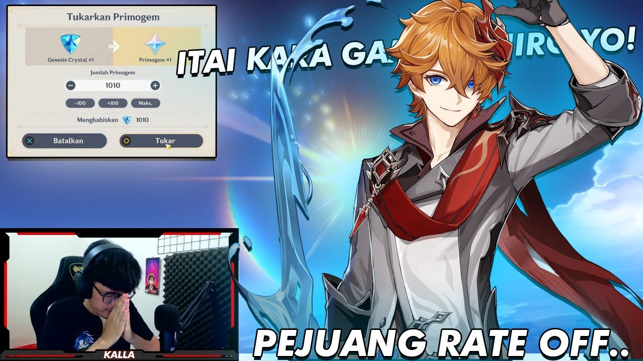 Seteleah Sekian Lama! Gacha Childe Tapi Rate Off! | Genshin Impact - Topup Di D2CGamingStore!