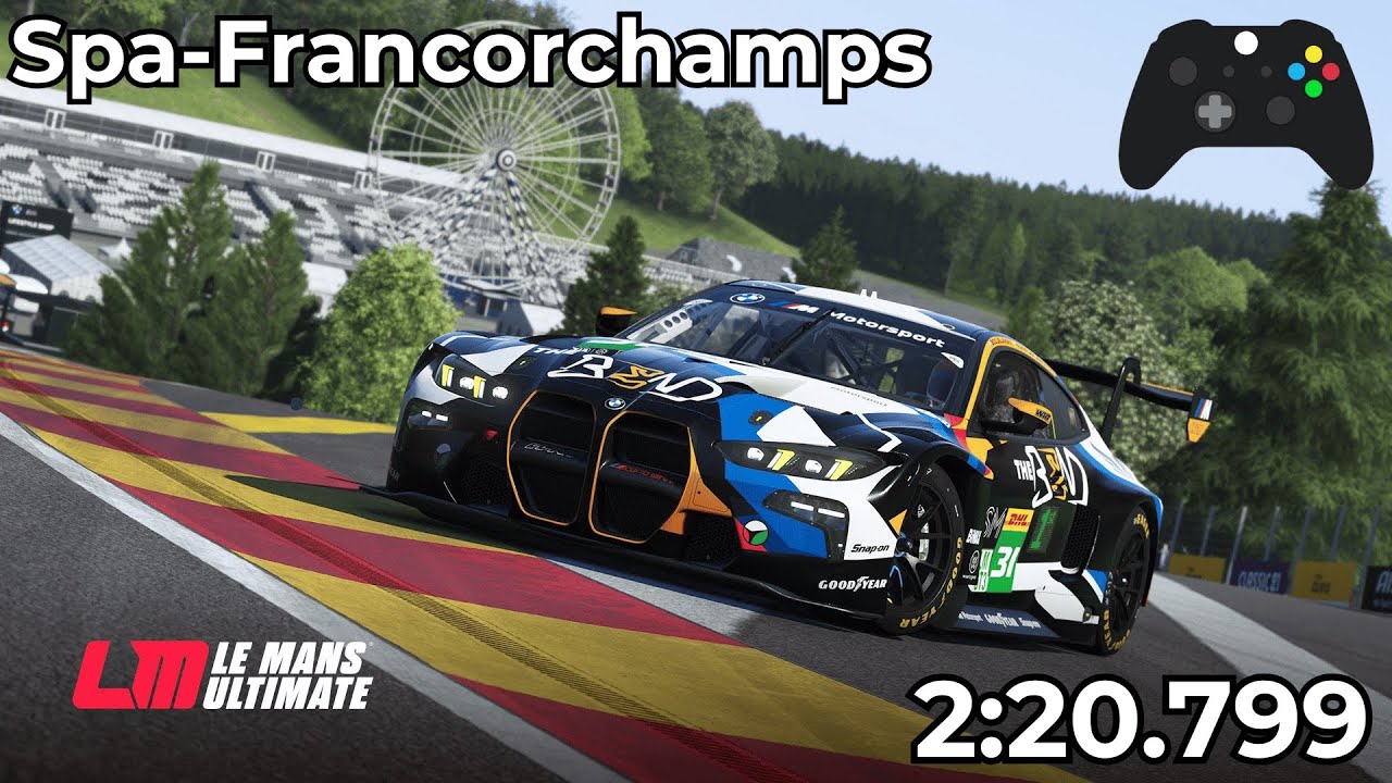 Spa Hot Lap 2:20.799 | Le Mans Ultimate Controller Gameplay