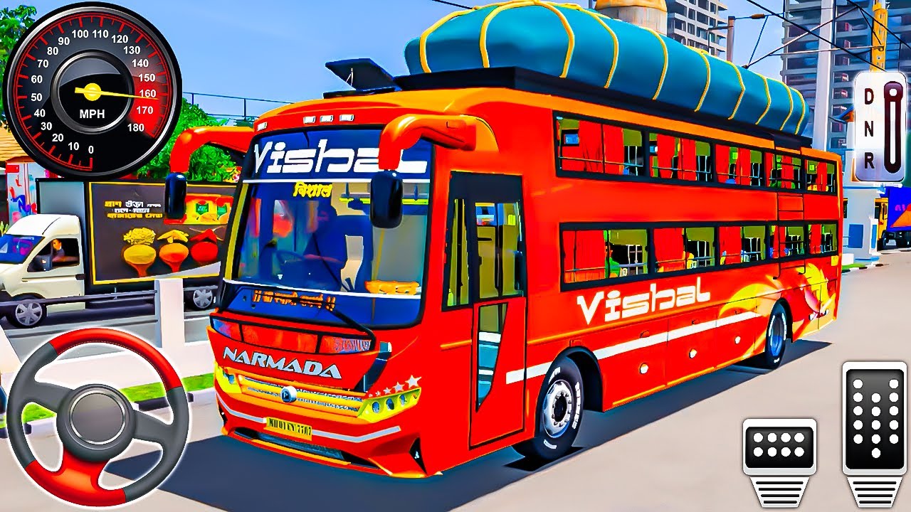 Offroad Coach Bus Driving Simulator 3D - Real Classic Bus Driving 2025 - Android Gameplay