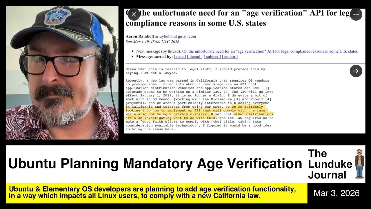 Ubuntu Planning Mandatory Age Verification