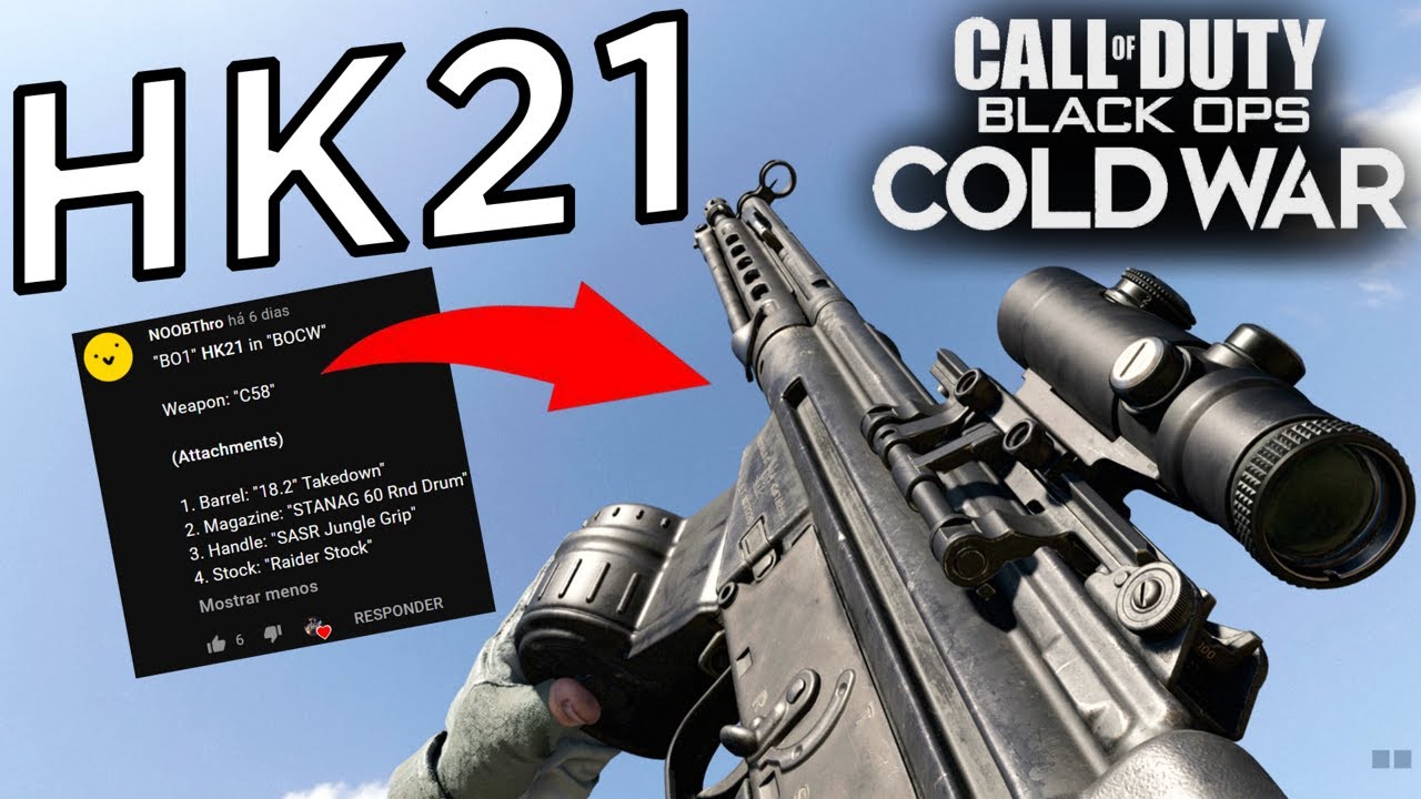 HK21 (C58) Gameplay | Call of Duty Black Ops Cold War (PS5)