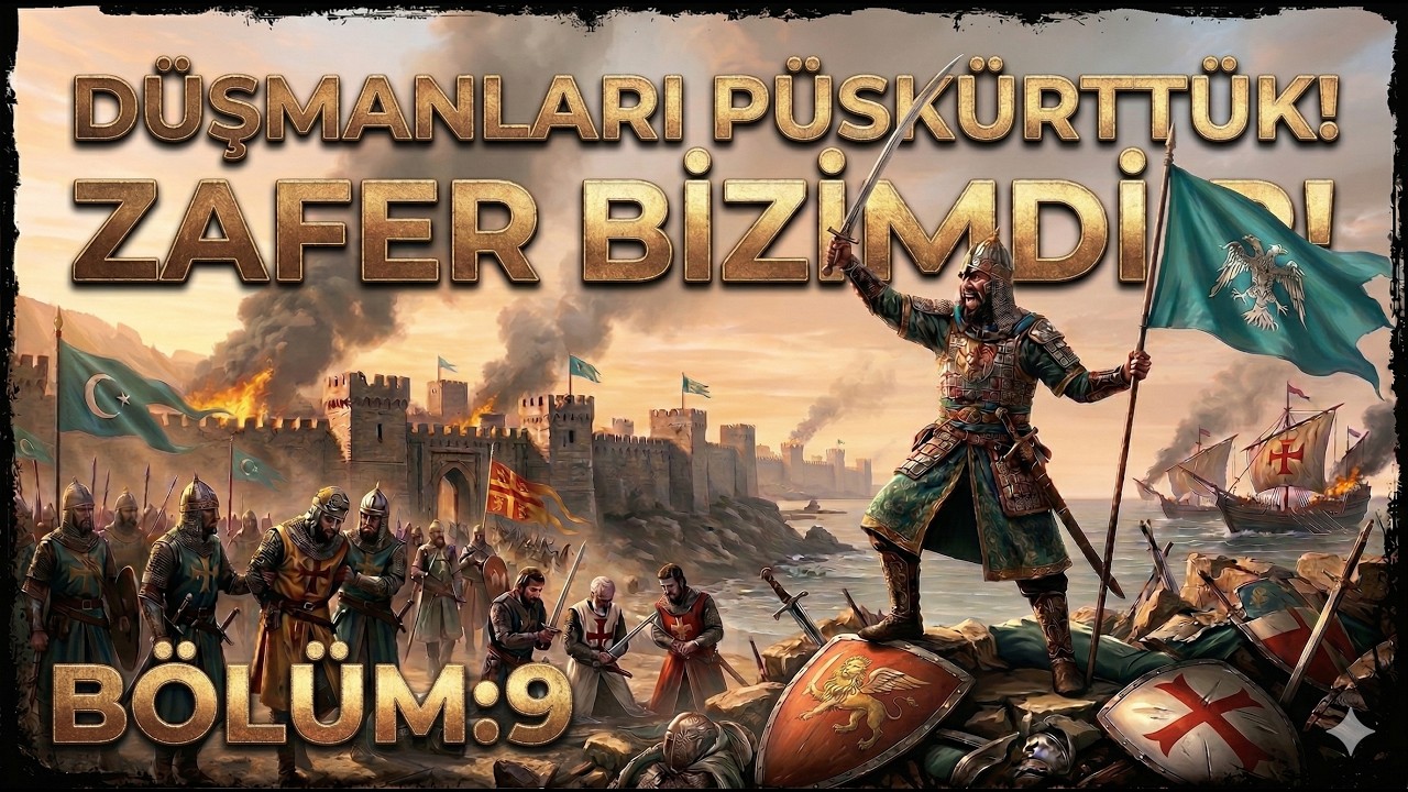 Total War Attila Medieval Kingdoms 1212 AD  - Selçuklular / 9 DÜŞMANLAR BİR  BİR YENİLDİ!!