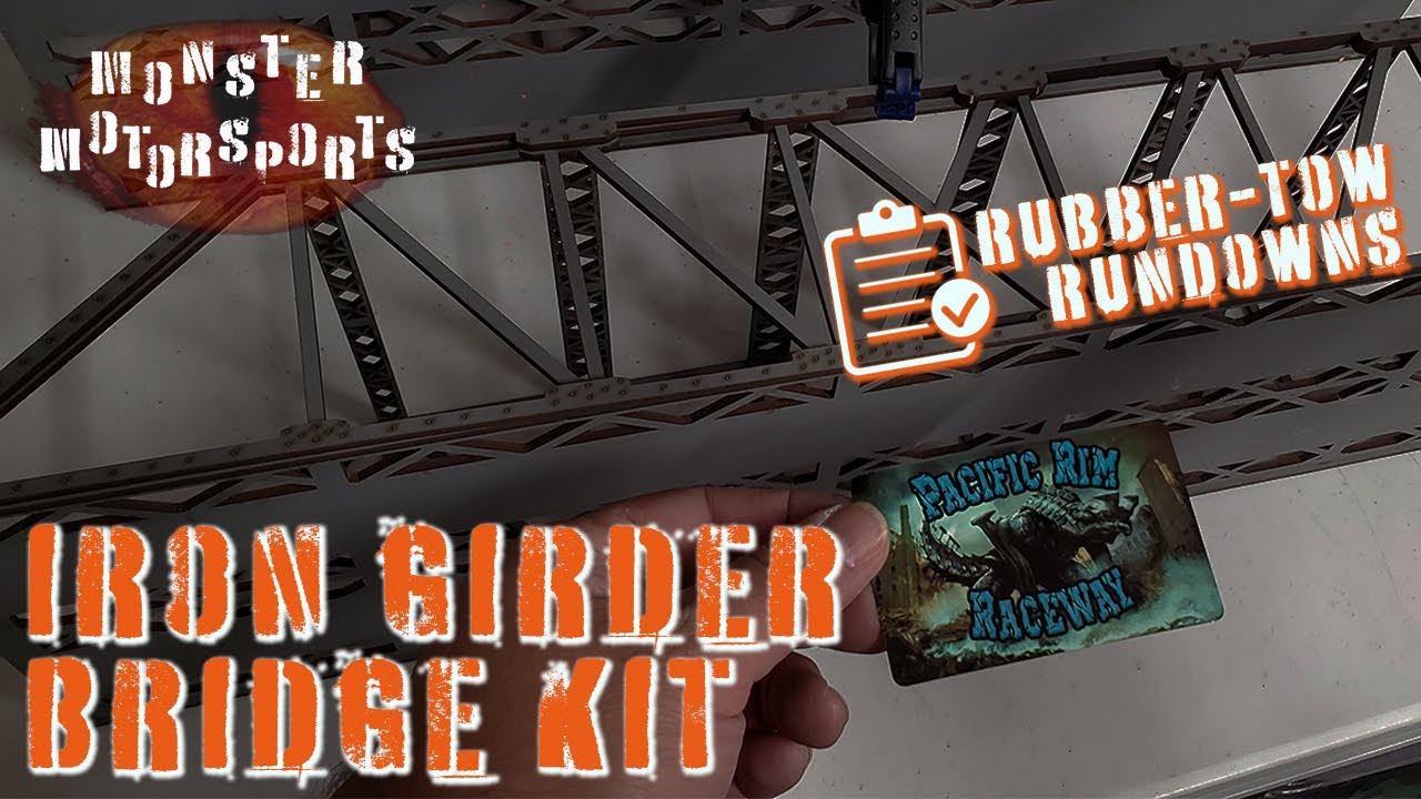 War World Scenics Iron Girder Bridge - Diecast Diorama - Rubber Tow Rundowns