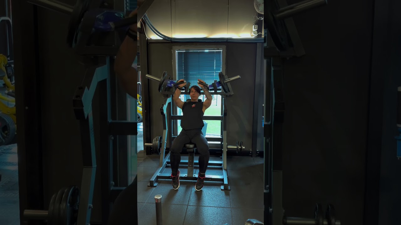 Sitting iso-lateral chest press #primemachine #chestexercises #gymgirl #exerciseguide