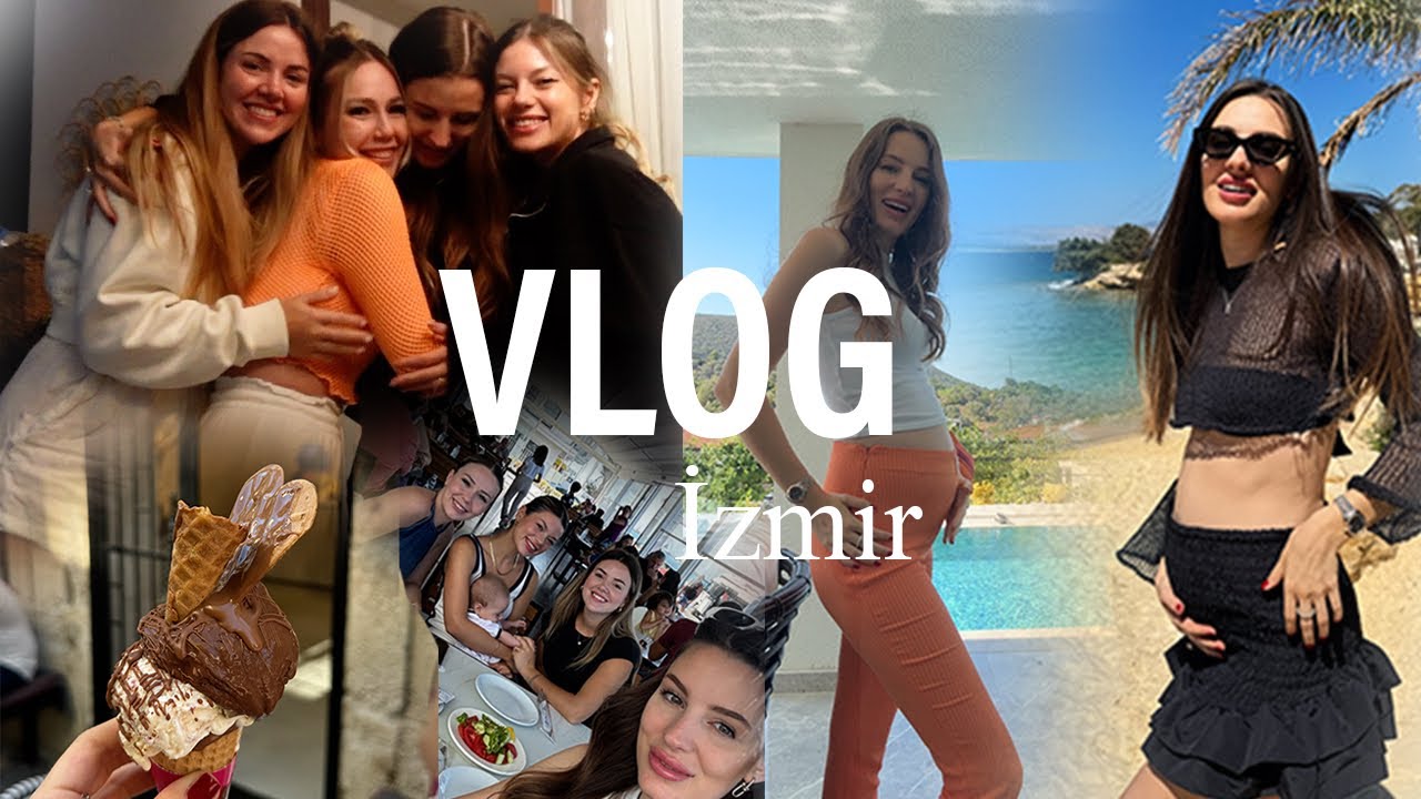 KIZLARLA İZMİR TATİLİMİZ 🏝️ FATMA , EBRU ,  GÖZDE 3 gün beraberiz 😍 Sürpriz doğum günüm 🎊 VLOG