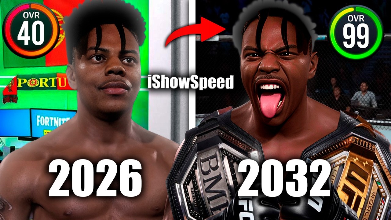 Puse a IShowSpeed en la UFC y esto pasó 🤯🔥
