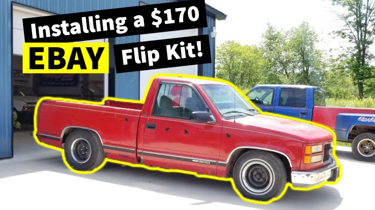Установка комплекта EBAY Flip Kit за 170 долларов на Clifford! | 88-98 C1500 4/6 Drop