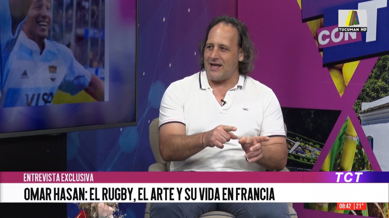 Omar Hasan: el rugby, el arte y su vida en Francia