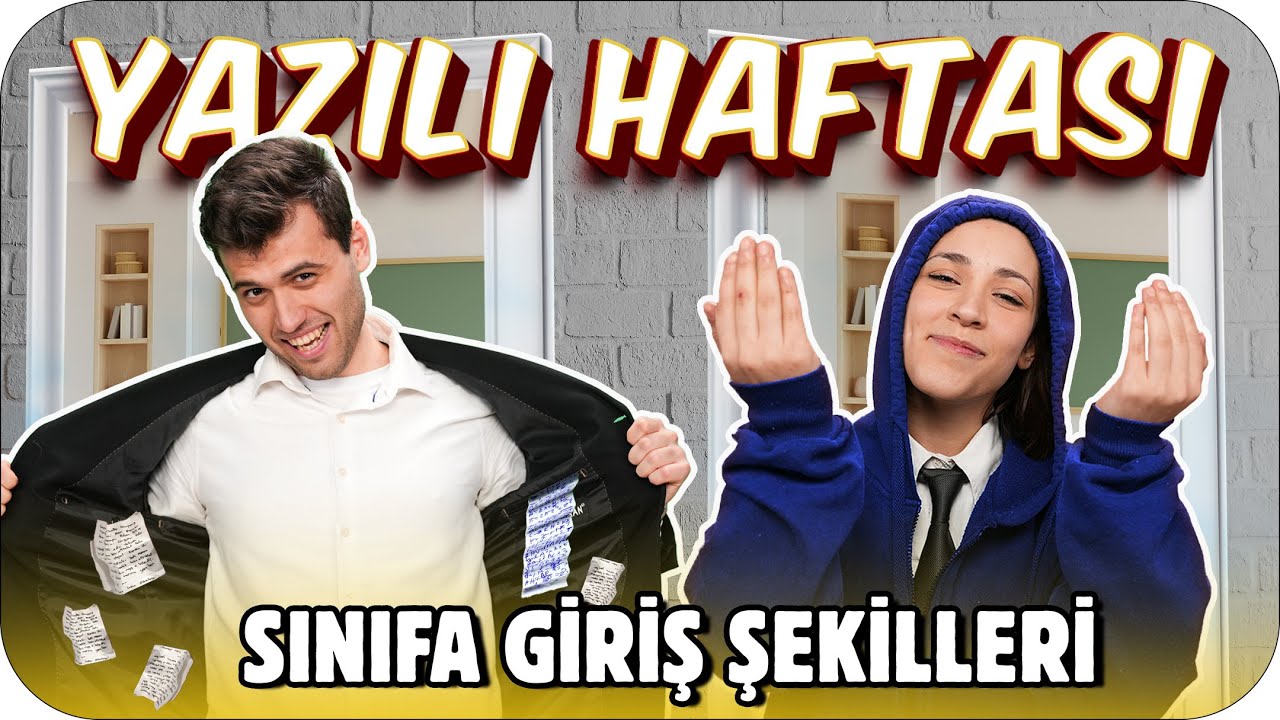 YAZILI GÜNÜ SINIFA GİRİŞ ŞEKİLLERİ 😆
