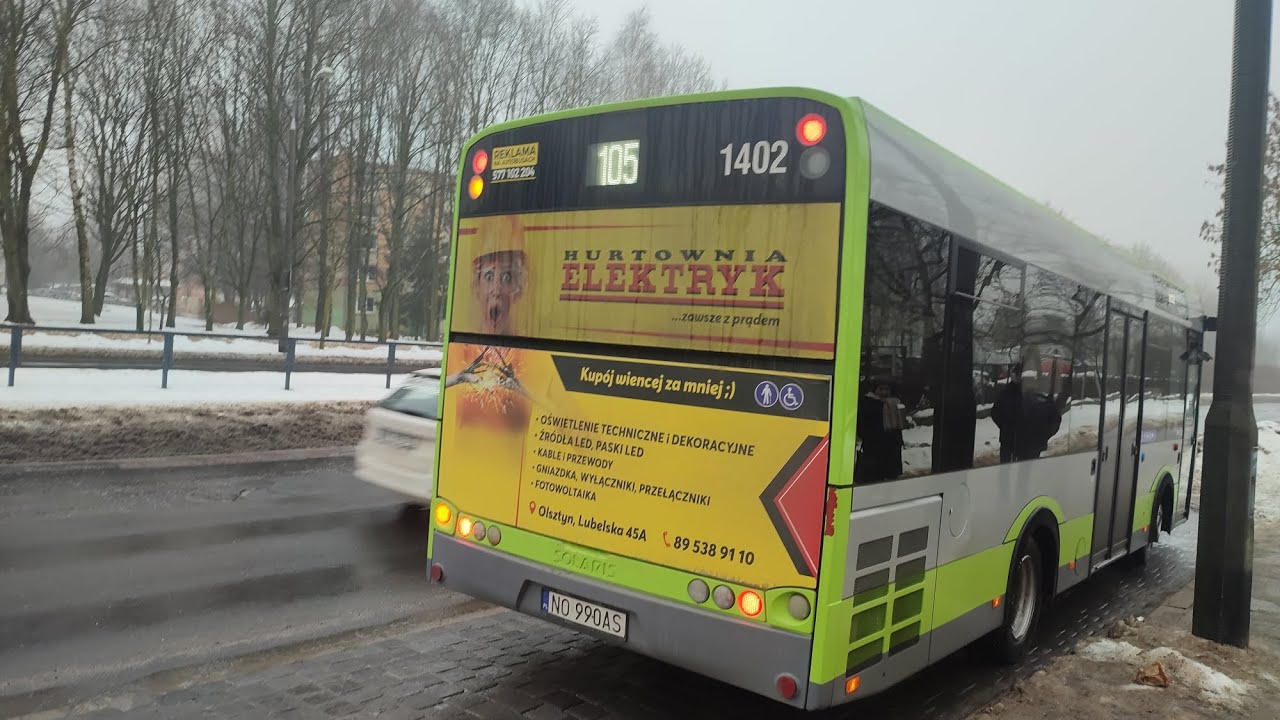 Solaris Urbino 8,9 LE #1402 (MPK Olsztyn) (🚍105)