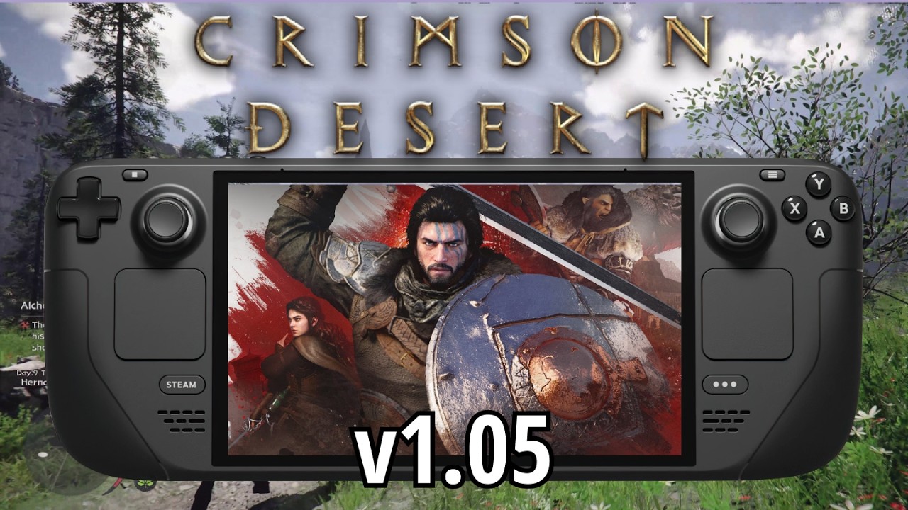 Улучшена ли версия патча Crimson Desert 1.05 на Steam Deck?
