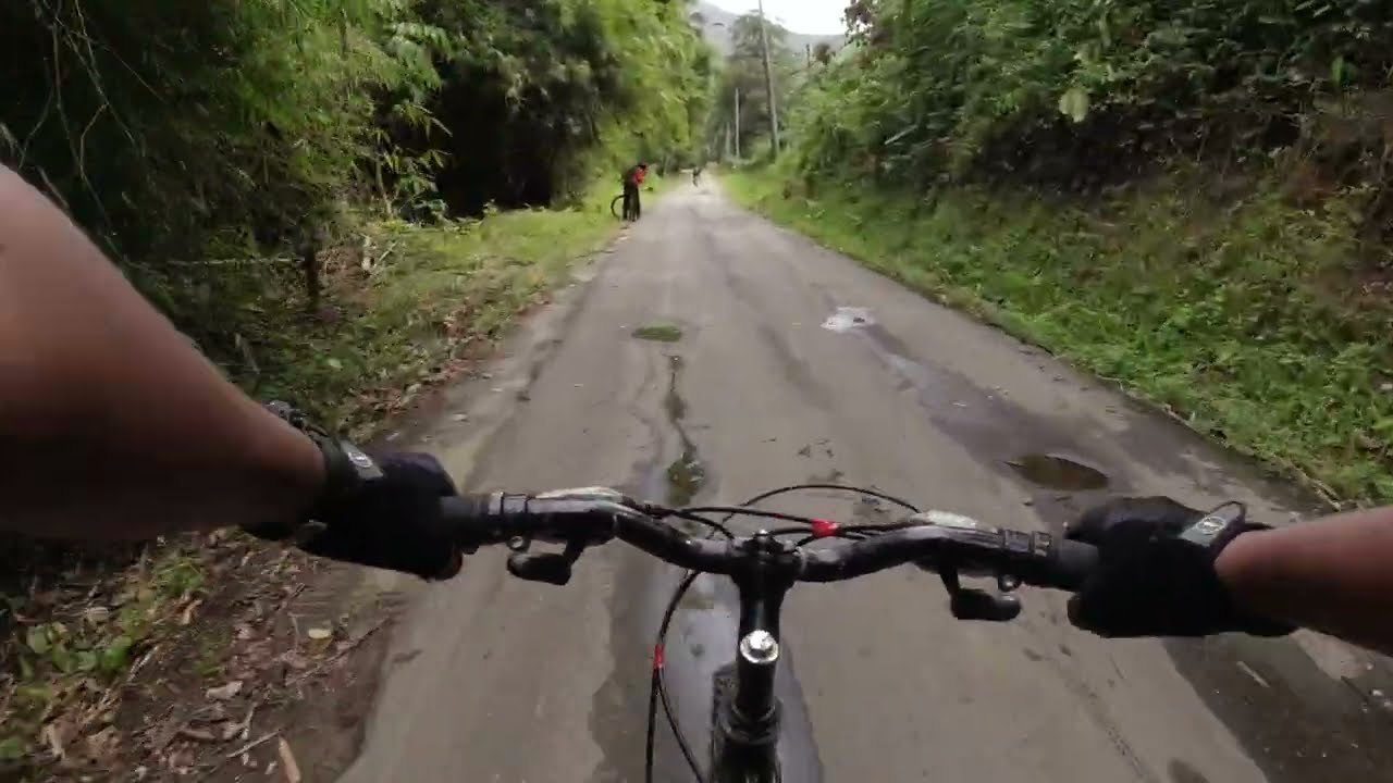 SPEED!!! downhill action in Maracus MTB Trinidad