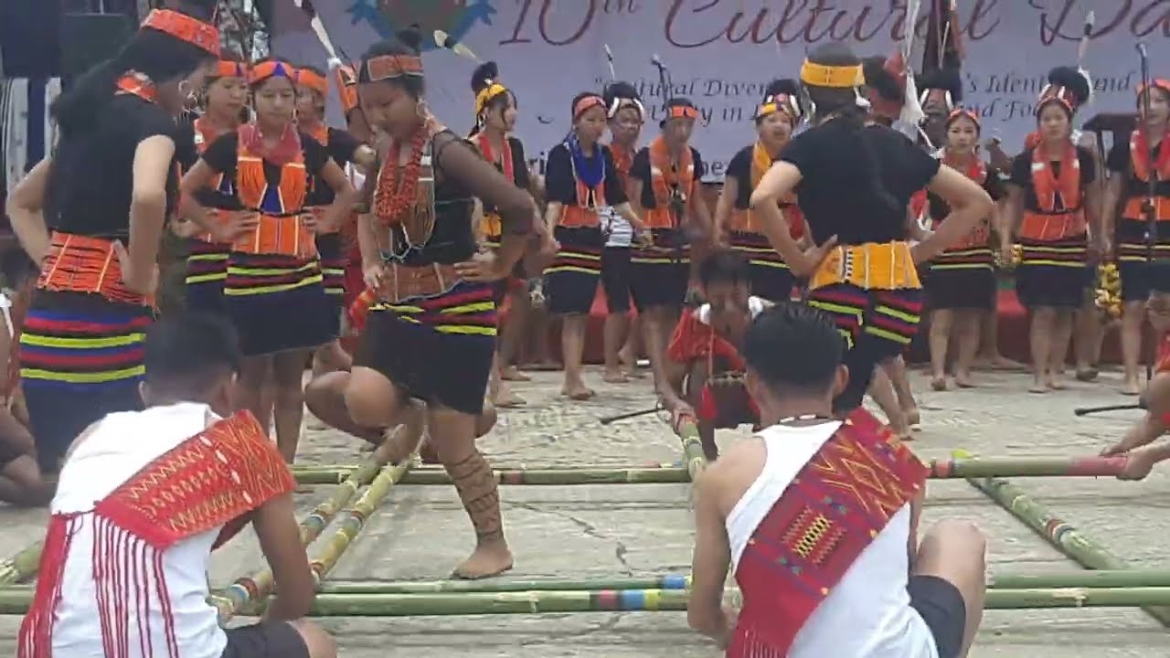 Konyak Naga Bamboo Dance | Konyak Students | Bamboo Dance | Baptist College, Kohima Cultural Day.