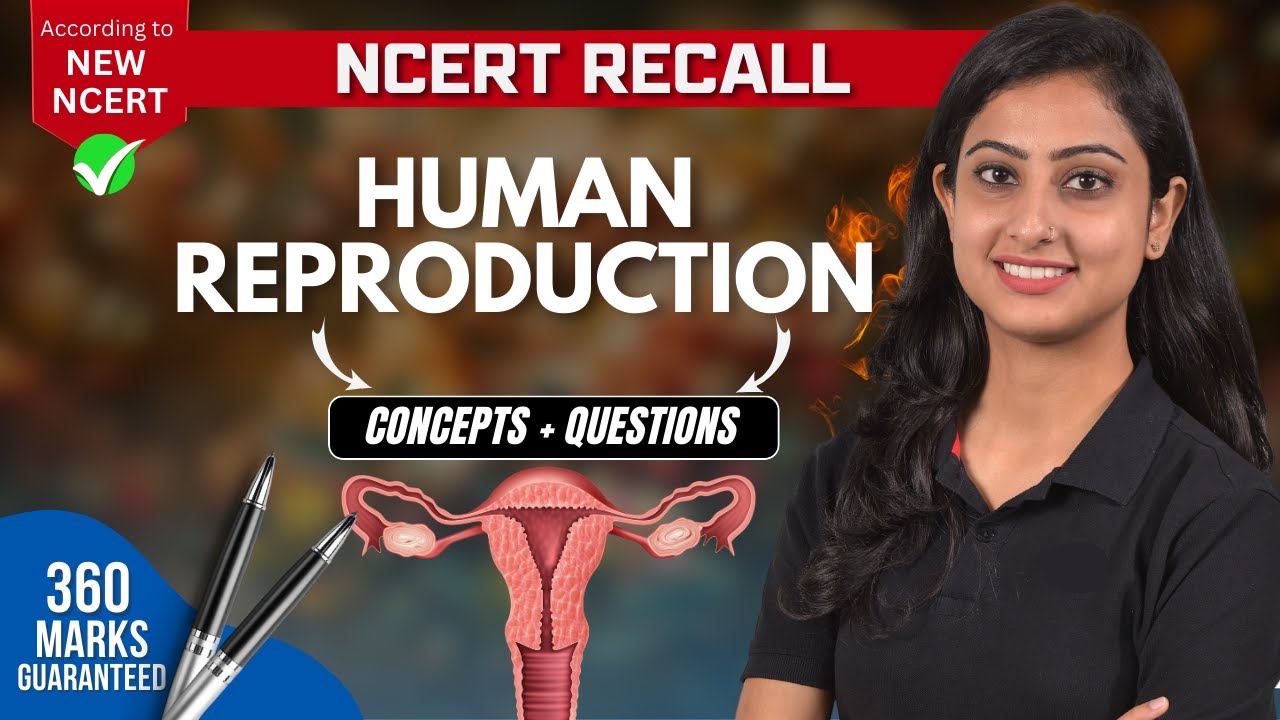 Human Reproduction | Concepts + Questions | NEET Biology | NCERT RECALL | NEET 2024