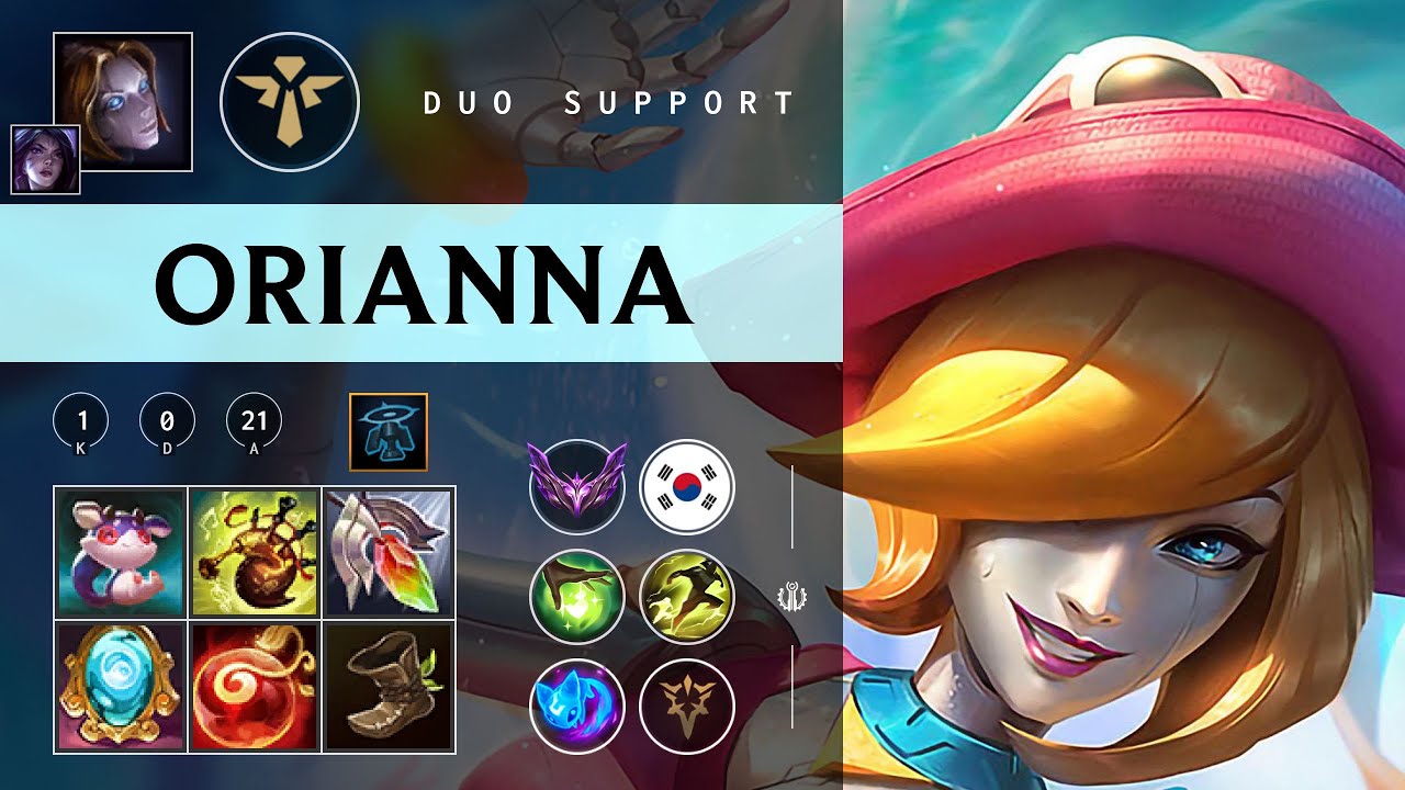 Orianna Support vs Seraphine - KR Master Patch 26.01