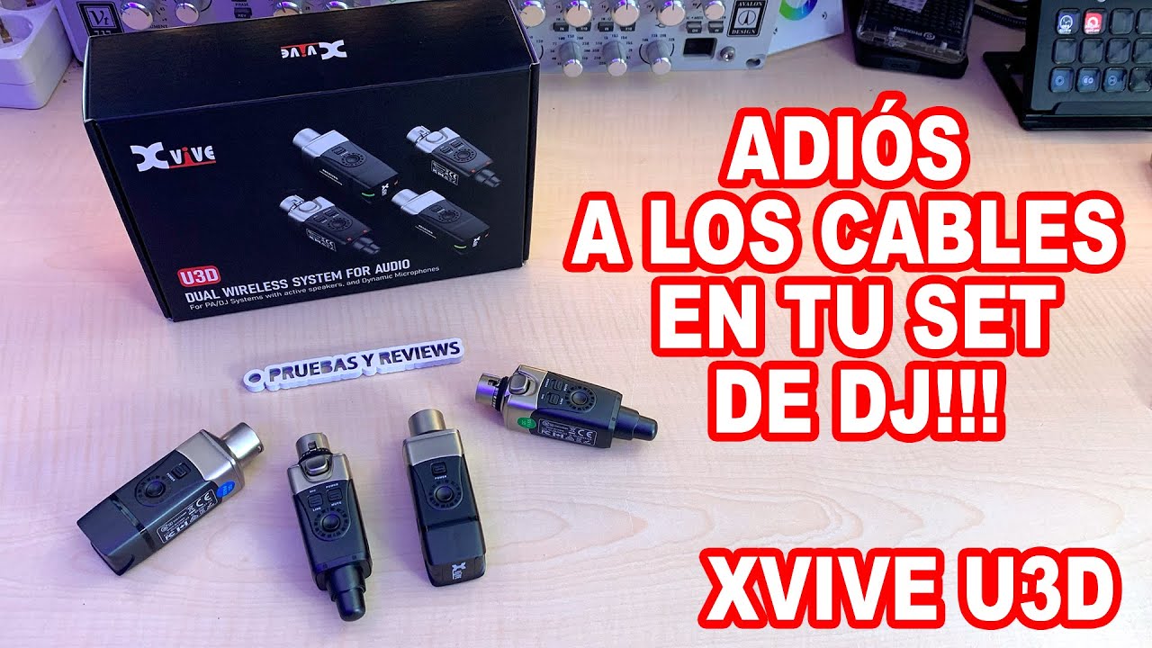 ADIÓS A LOS CABLES EN TU SET DE DJ CON XVIVE U3D (PRUEBAS Y REVIEWS) EN ESPAÑOL