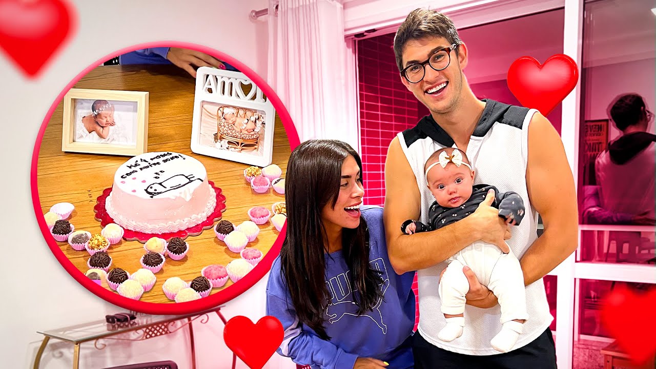 MESVERSÁRIO DE 4 MESES DA NOSSA AFILHADA! 👼🏼
