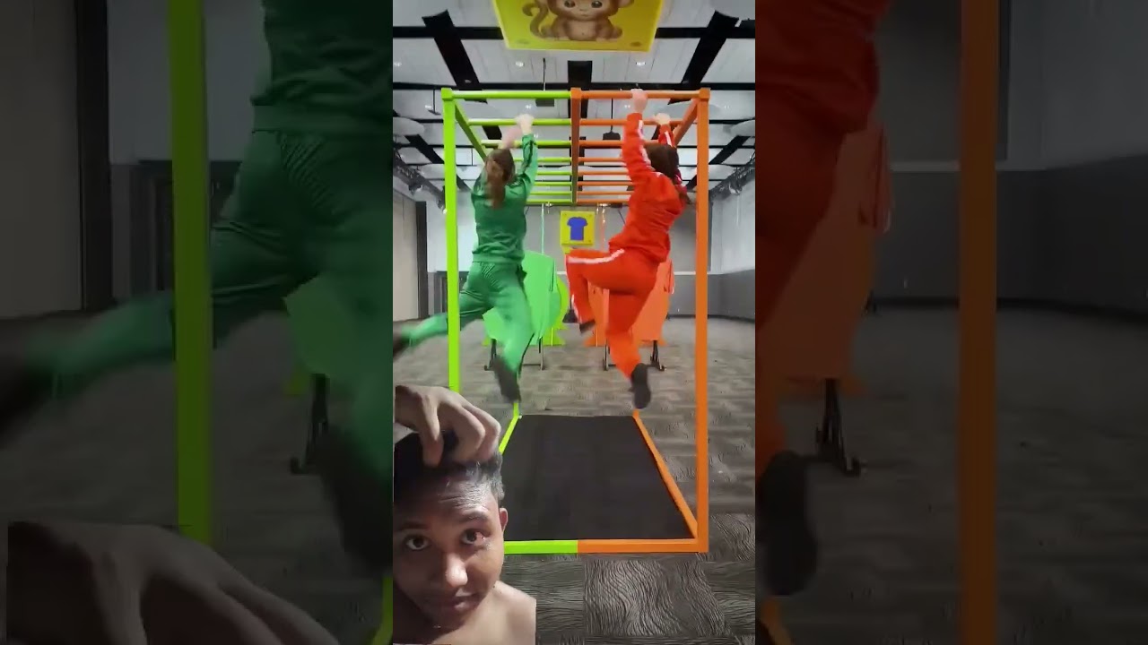 Could You Win This Obstacle Course? #virtualreality #funny #nerf #challenge #exergame #funzy