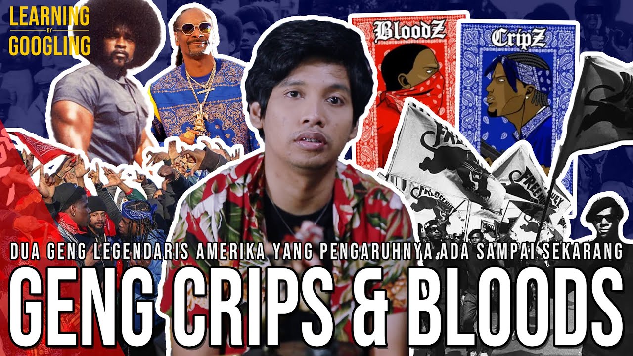 Perseturuan 2 Geng Terbesar Amerika! Pemimpinnya Disuntik Mati! Crips & Bloods |Learning By Googling