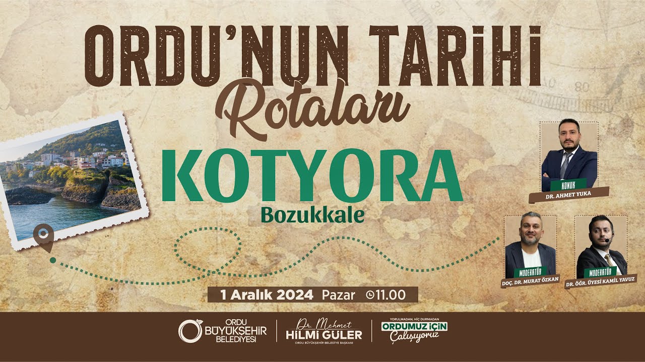 ORDU'NUN TARİHİ ROTALARI - 01-KOTYORA
