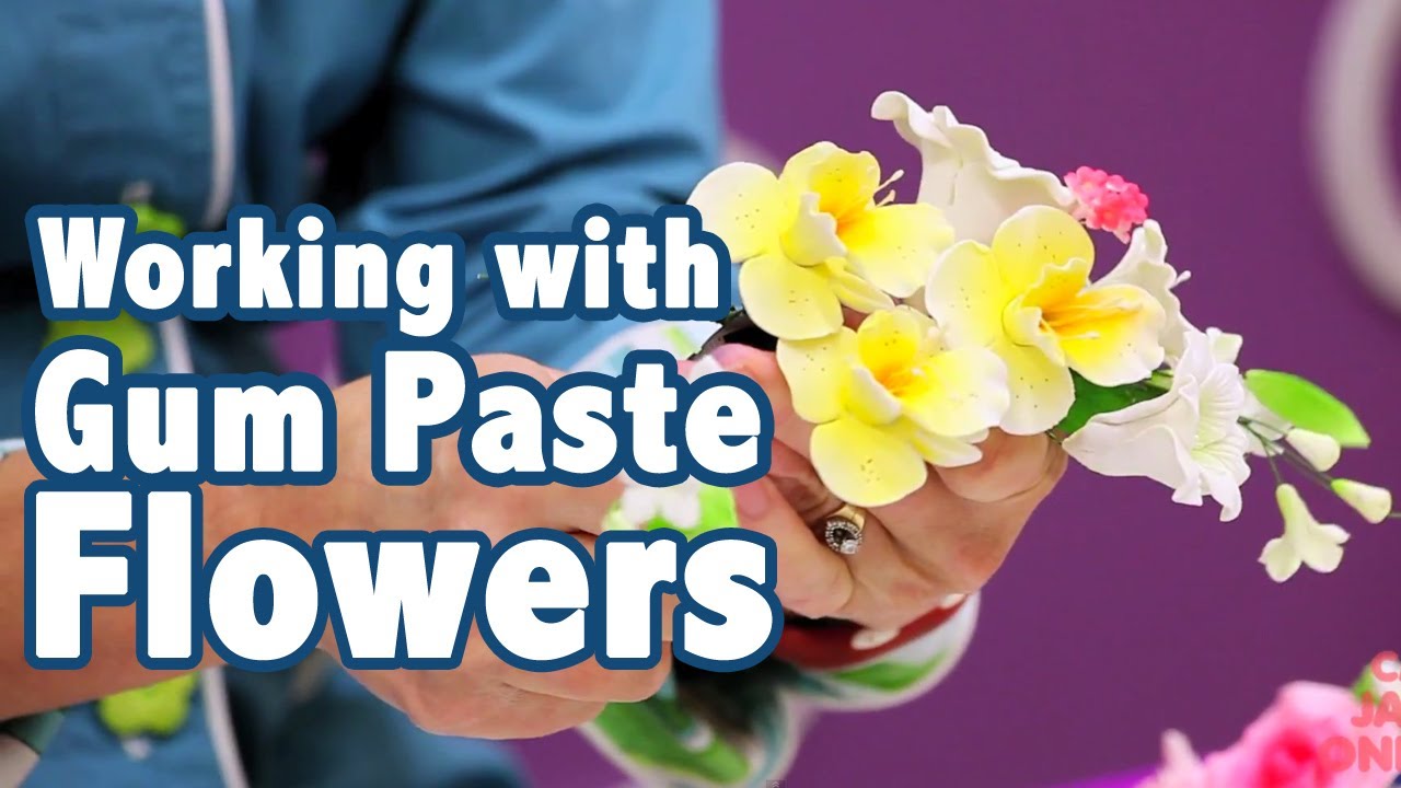 Tips on How to Work with Gum Paste Flower Sprays | Cake Tutorials