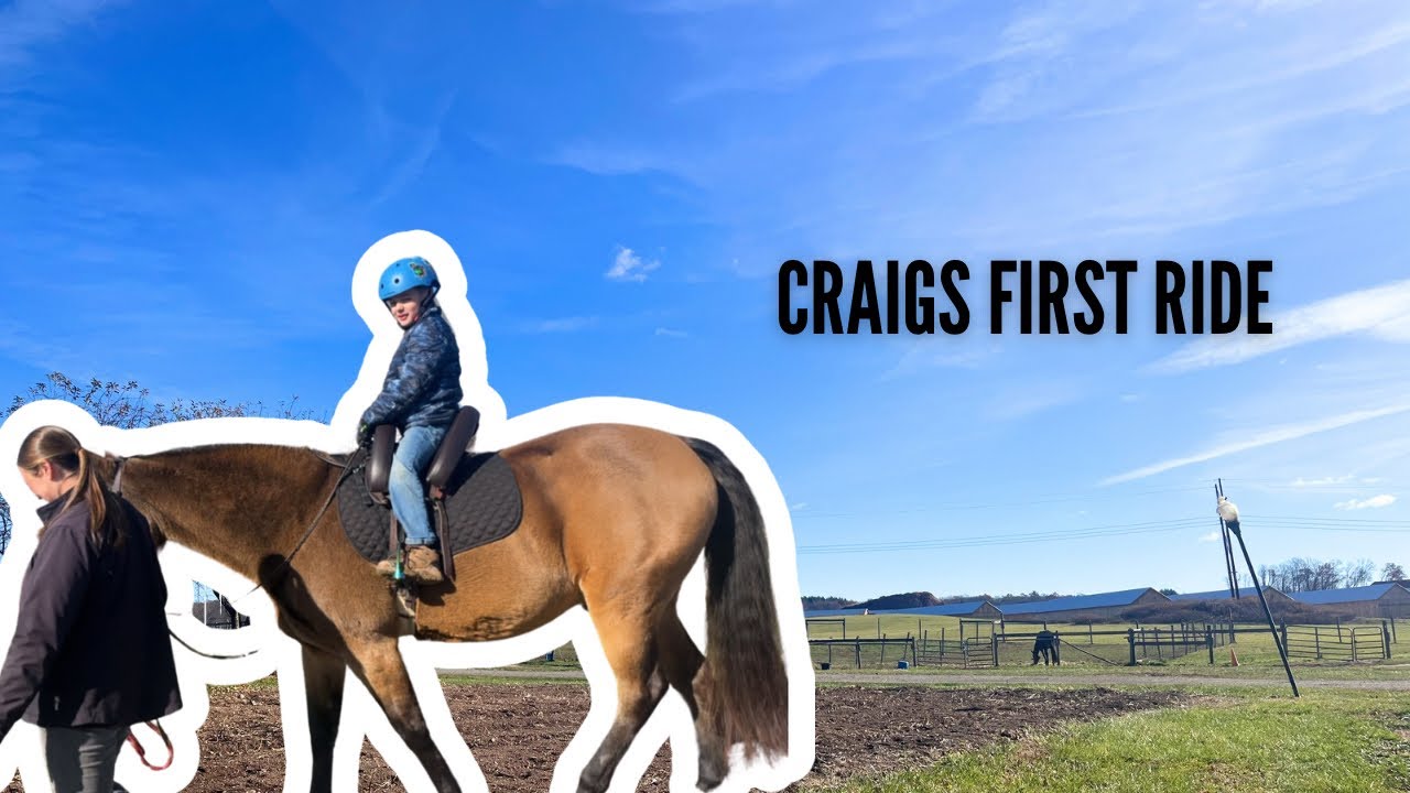Craig’s First Horseback Riding Lesson | 5-Year-Old’s Big Moment