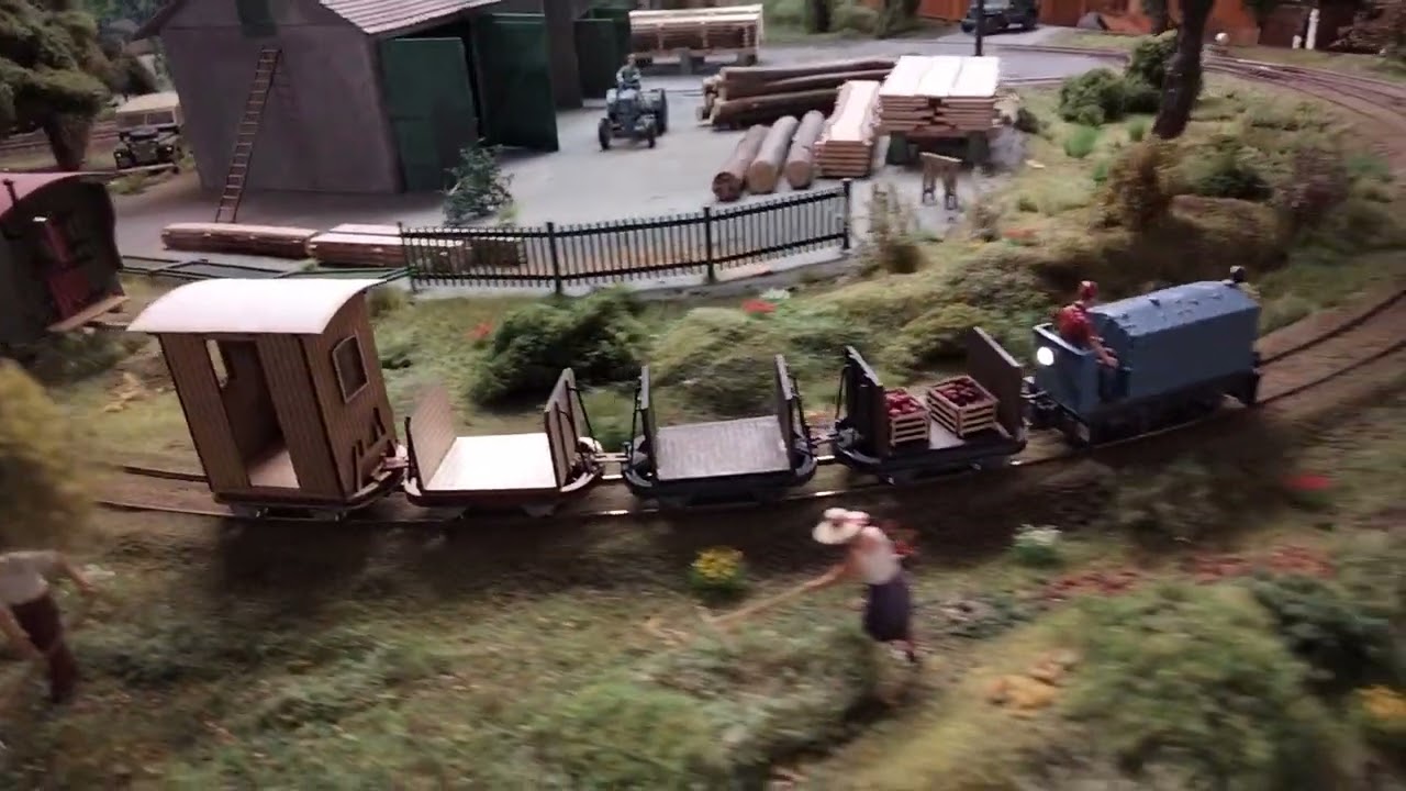 Feldbahnzug, Ma&szlig;stab 1:45, Spurweite 0e
