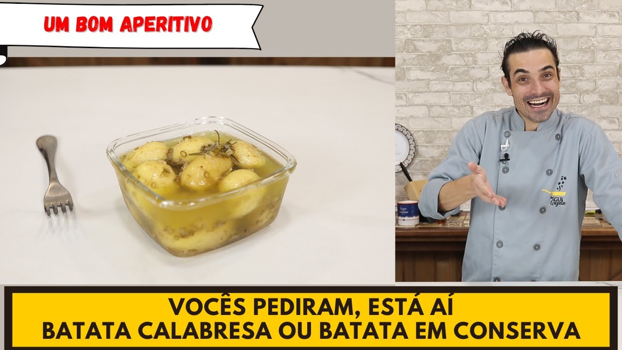 BATATA EM CONSERVA OU BATATA CALABRESA