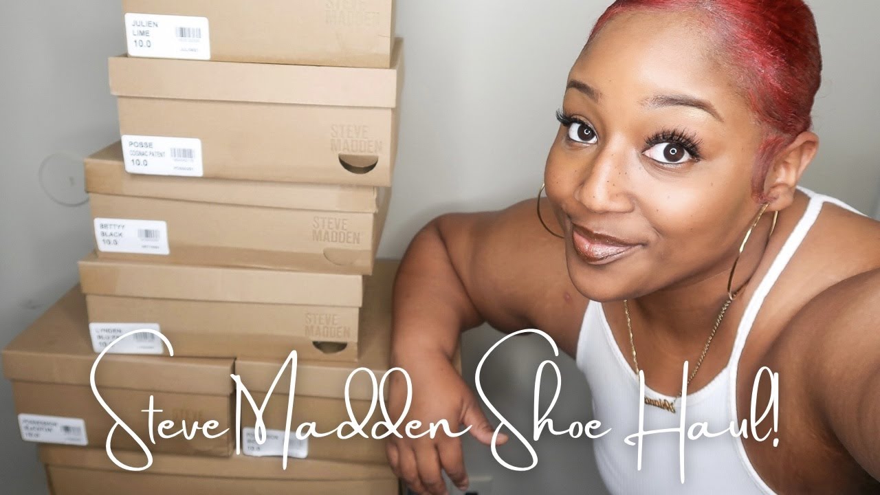 STEVE MADDEN SHOE HAUL: IT'S AN ADDICTION AT THIS POINT! | ARI AJEE