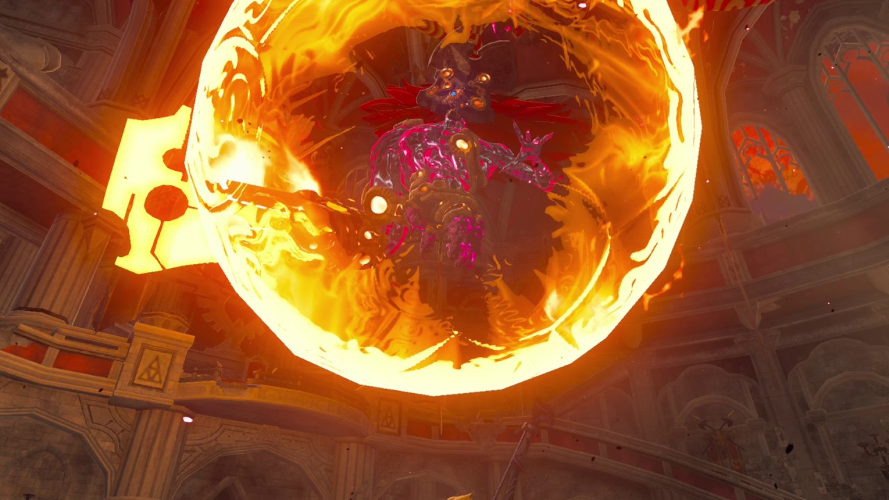 Breath of the Wild - All Four Divine Beast Boss (Hyrule Castle)