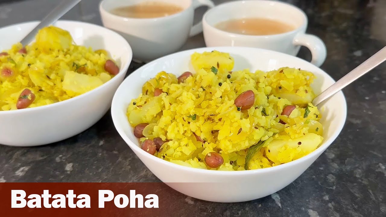 Batata Poha  | Goan Batat Fov | indian Breakfast recipe |