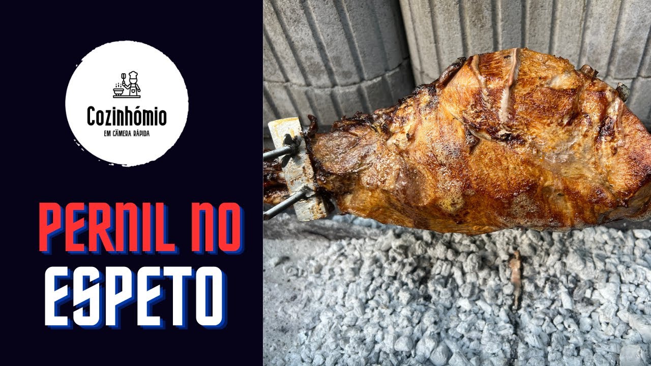 PERNIL ASSADO NO ESPETO | ROASTED LEGS ON THE SPIT | O melhor pernil assado do mundo, @Cozinhómio