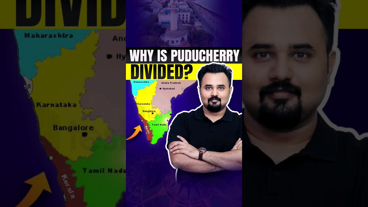 Why is Puducherry divided into 3 States? #mahipalsir #history