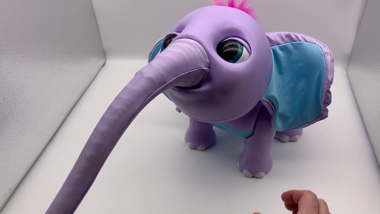 Juno My Baby Elephant with Interactive Moving Trunk Toy How does it work?